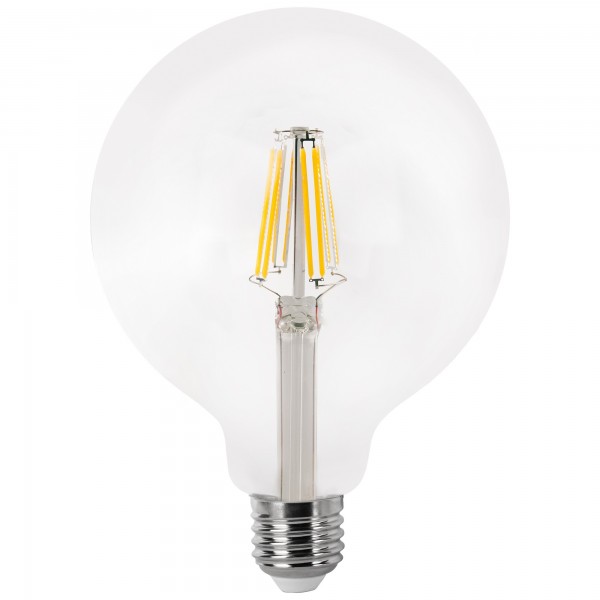 Bomb.led filam.globo g125 clara e27  8wf (caja de 6 unidades)
