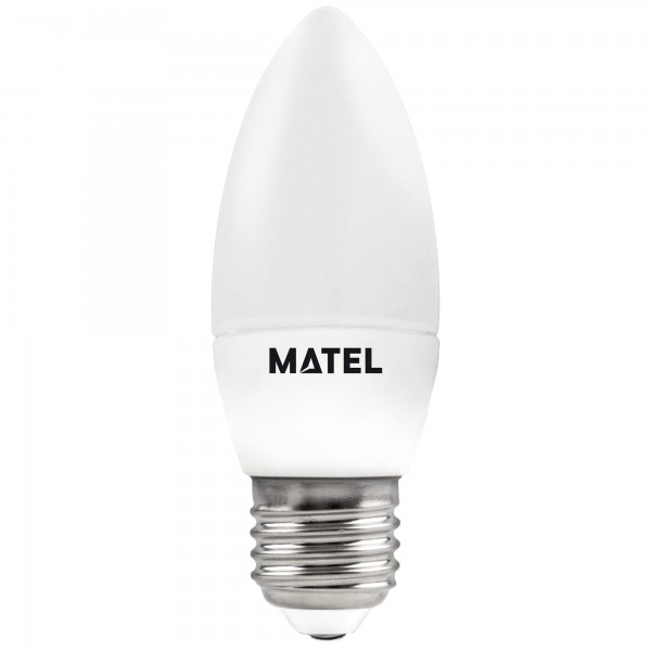 Bomb.led vela regulable e27 7w.calida
