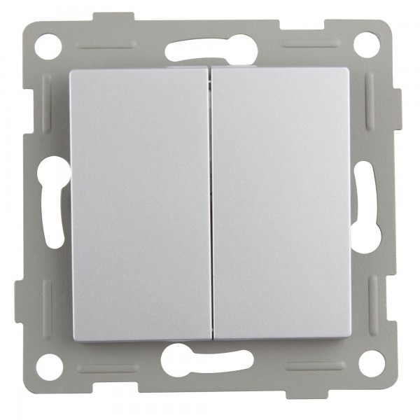 S-empot.one plata conmutador doble