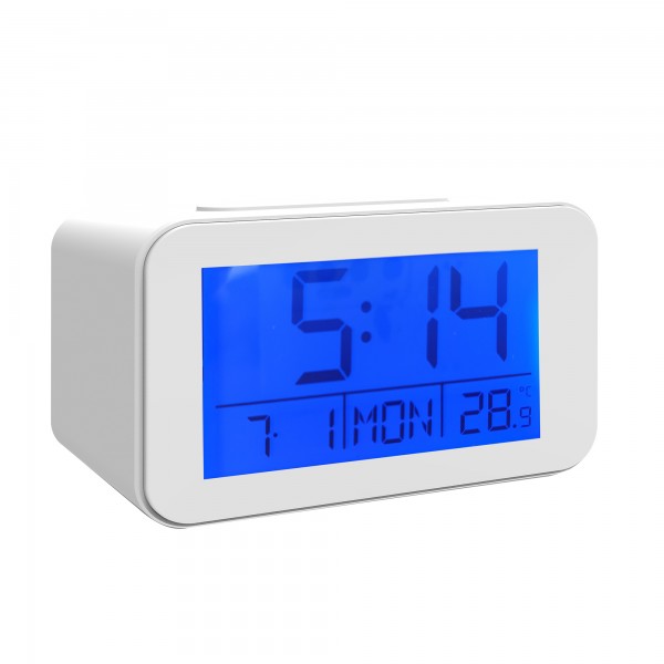Reloj digital c/alarma y termometro