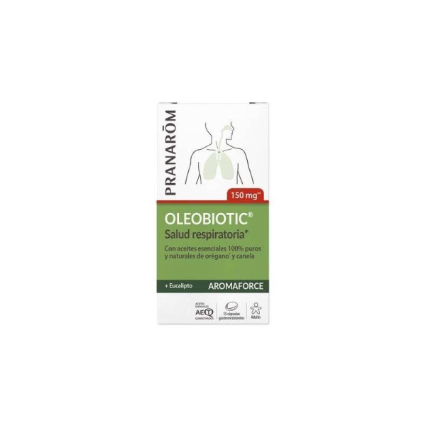 Pranarôm Aromaforce Oleobiotic Salud Respiratoria 15 Cápsulas