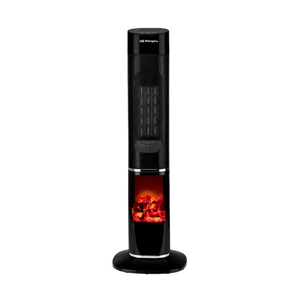 Orbegozo cr 5039 negro / calefactor cerámico de torre 2000w