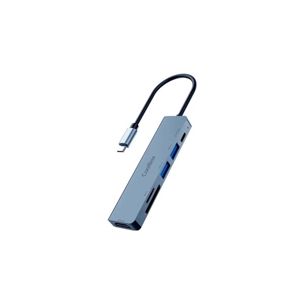 Coolbox minidock c61 usb-c pd/2usb-a/sd/msd/hdmi4k